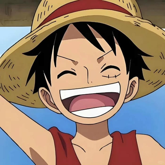 hình nền Luffy cười thân thiện