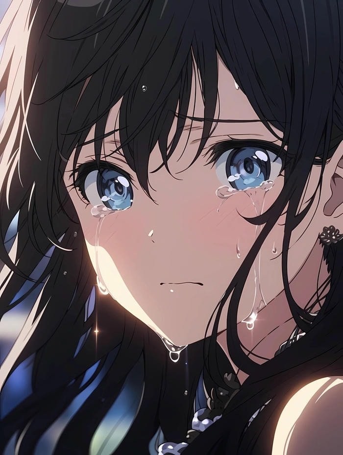 hình nền anime buồn