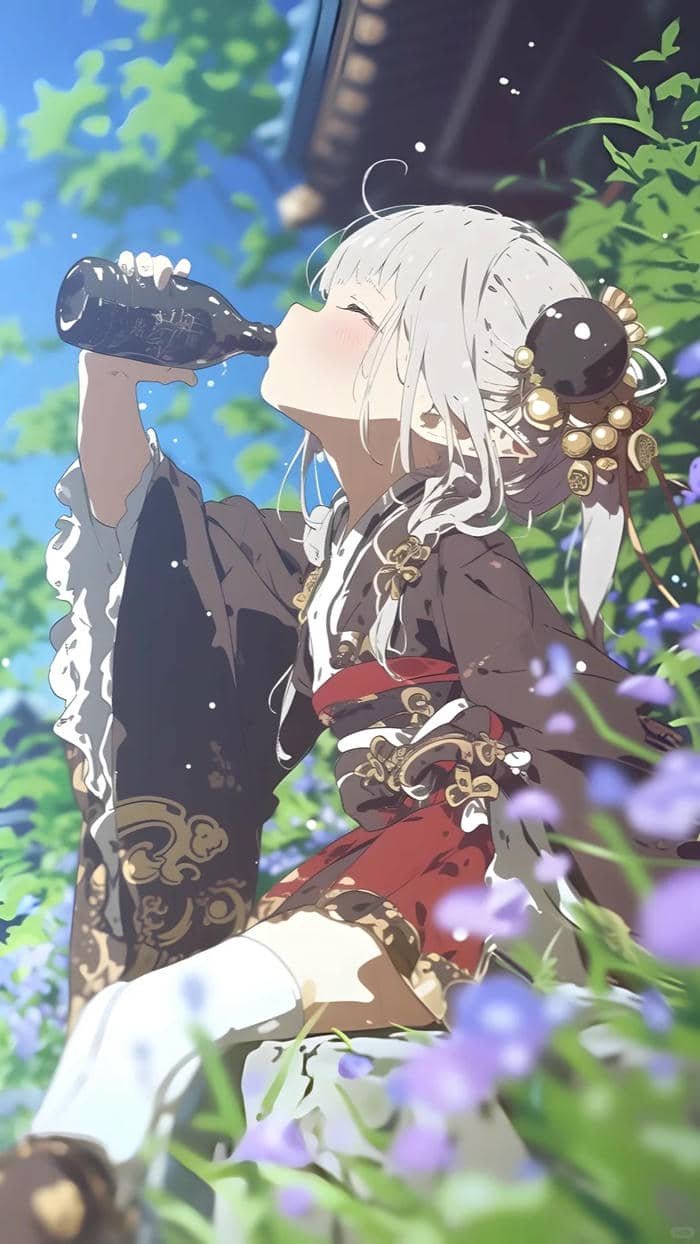 hình nền anime buồn