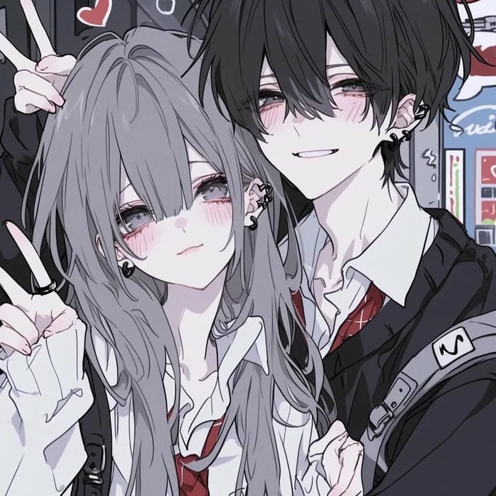 hình nền anime couple đẹp