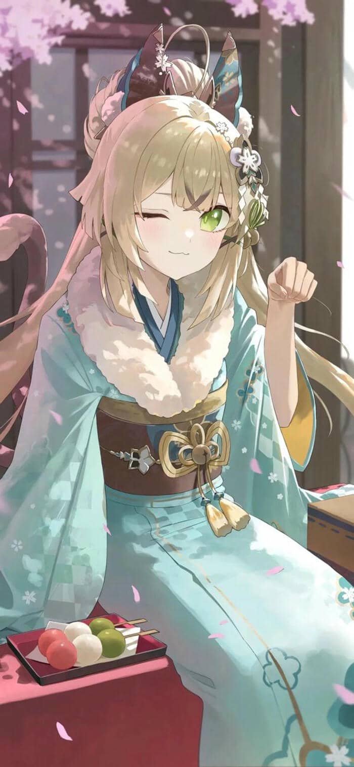 hình nền anime nữ anime đáng yêu