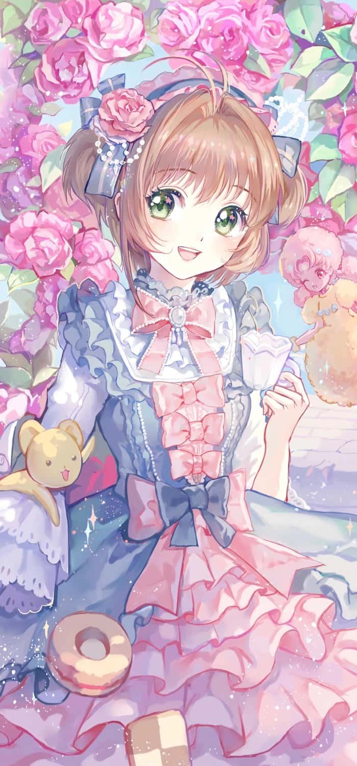 hình nền anime nữ chibi