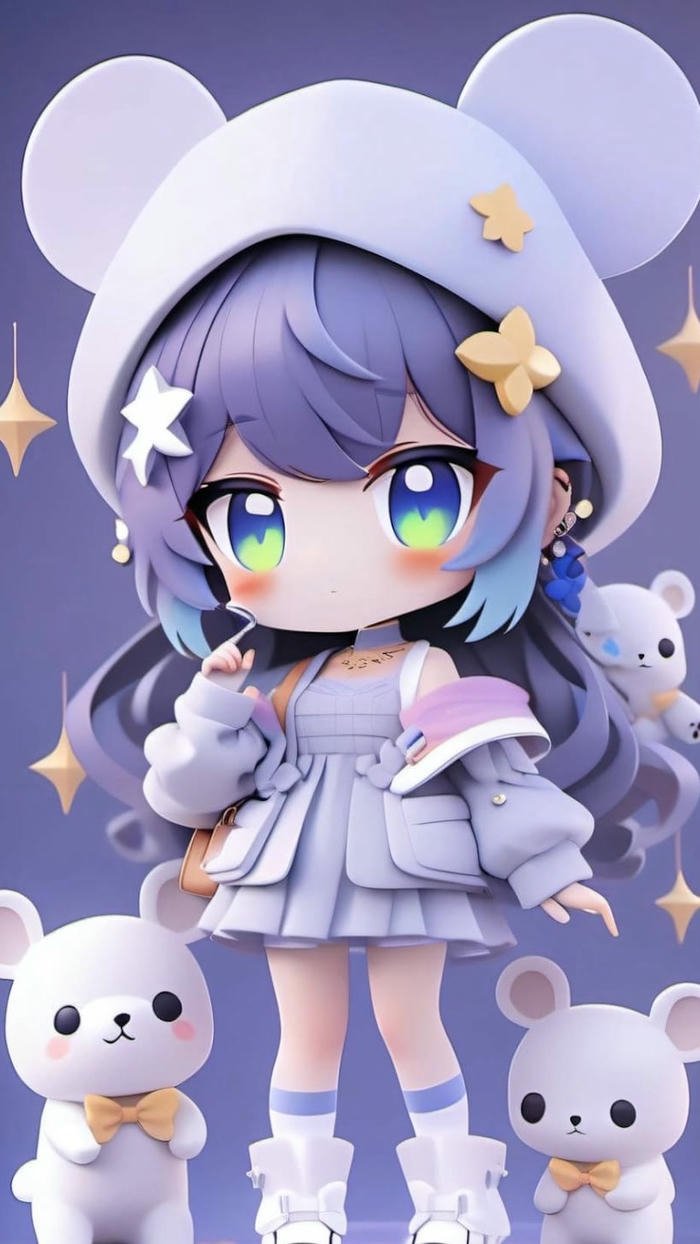 hình nền chibi cute chất lượng