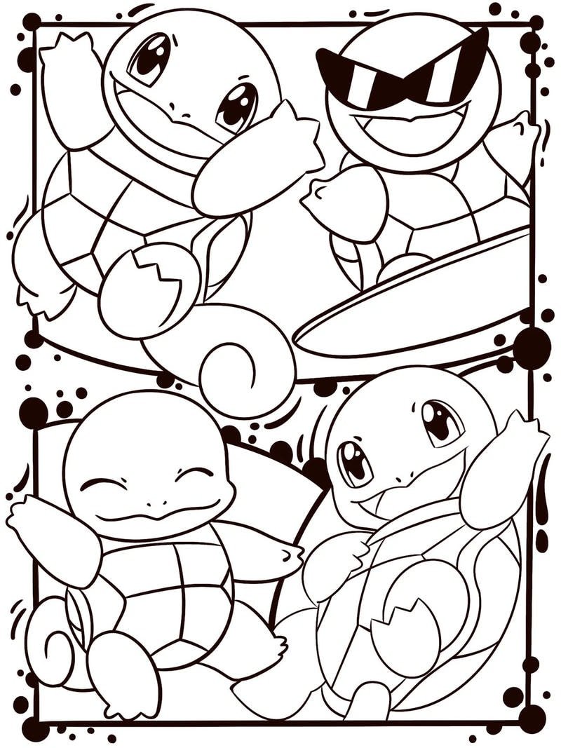 hình tô ninja rùa biển đang chiến đấu