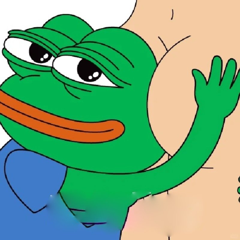 màu sắc lệch mood meme ếch xanh bựa