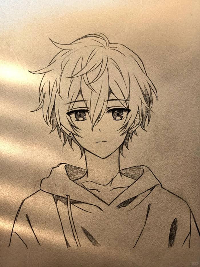 mẫu tranh anime nam