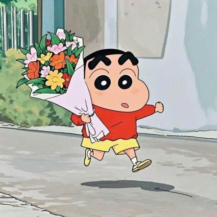 meme chat nhãn dán shin trên messenger