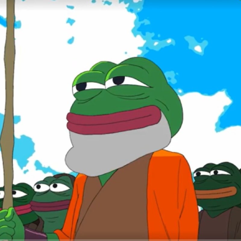 meme ếch xanh bựa mặt trông chán đời