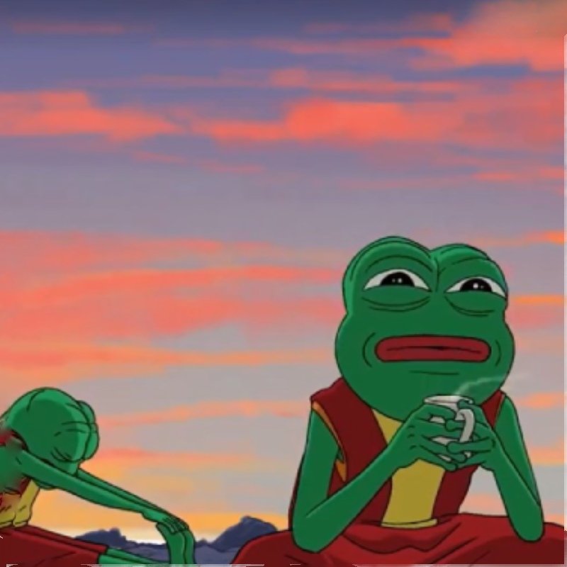 meme ếch xanh bựa vibe không ổn