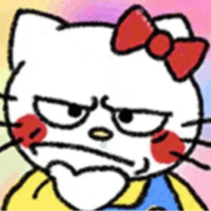 meme hello kitty bựa kiểu khó đỡ