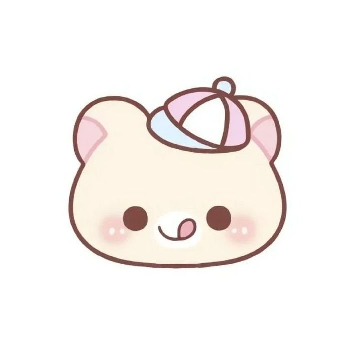 nhãn dán biểu cảm đáng yêu theo sticker cute