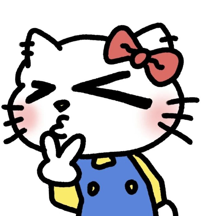 nhìn phát thấy mệt meme hello kitty bựa