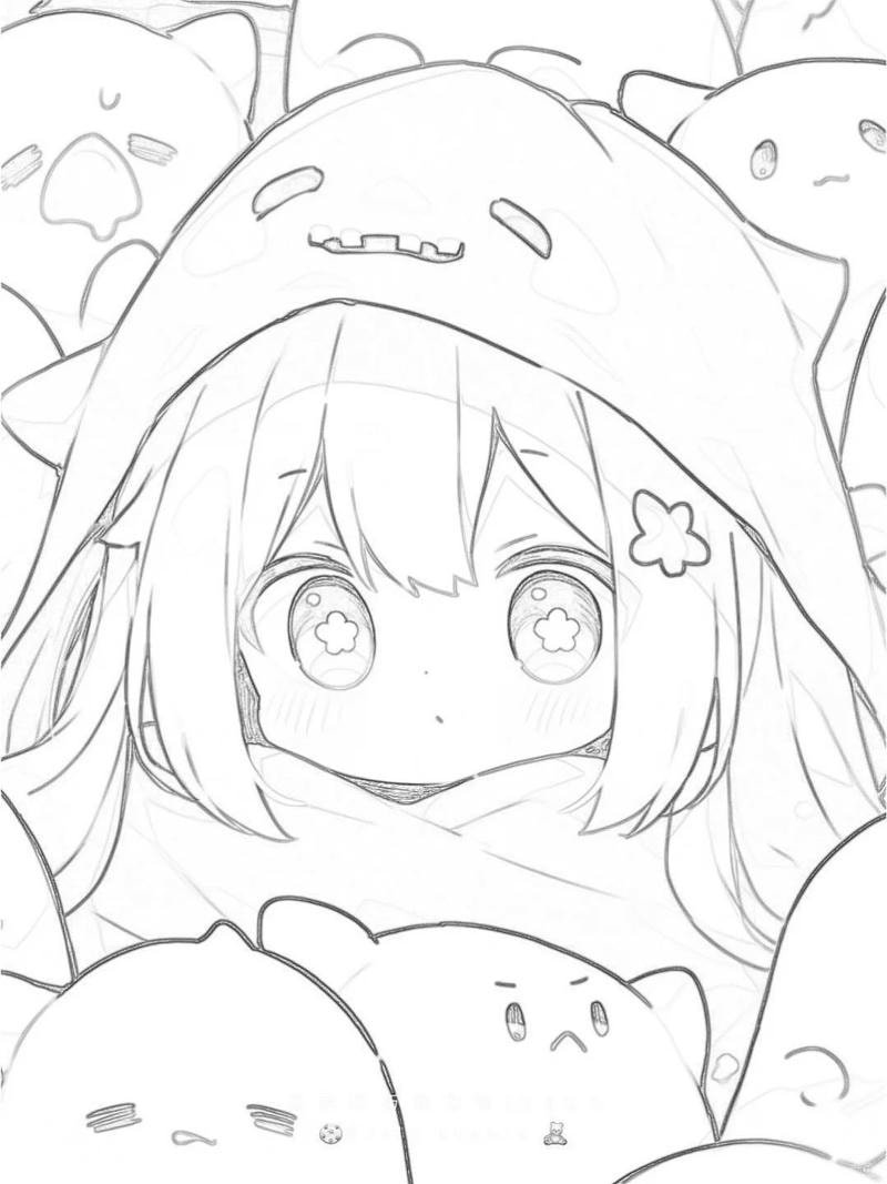 phác thảo anime bằng bút chì