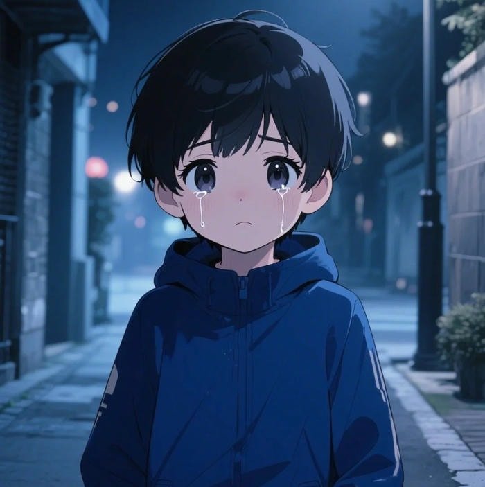 phong cách nghệ thuật ảnh anime nam buồn