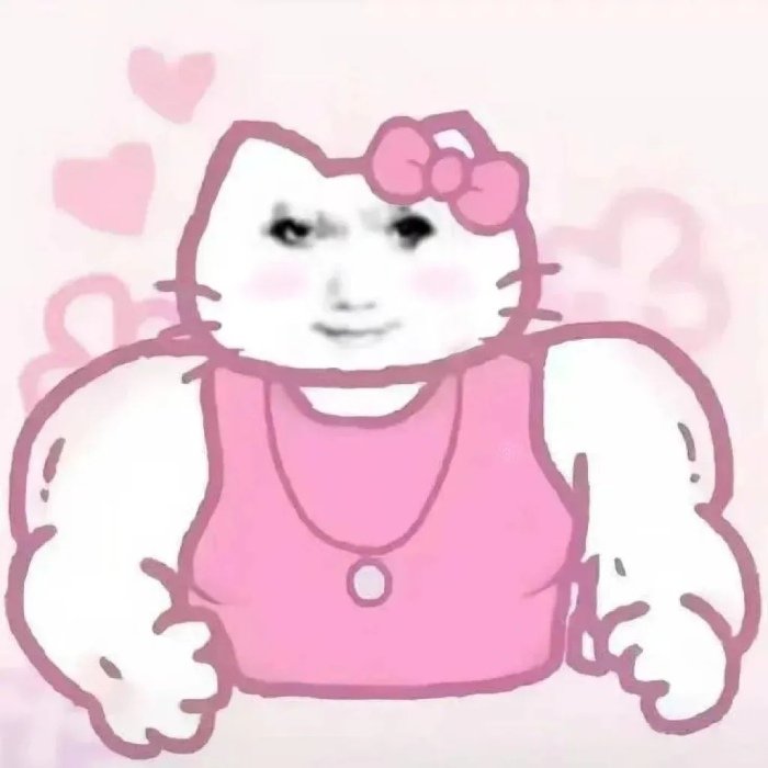 phong thái cà khịa meme hello kitty bựa