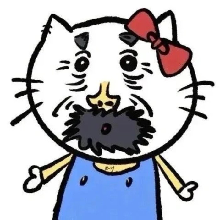 phong vị bựa rõ rệt meme hello kitty bựa