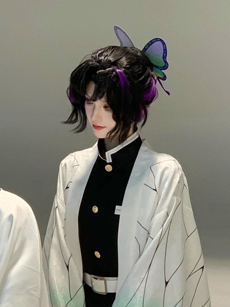 shinobu cosplay phiên bản anime cực sống động