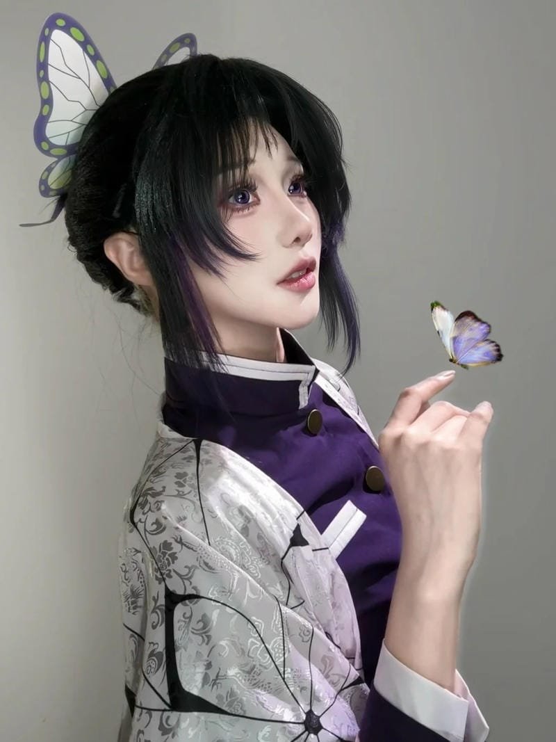 shinobu cosplay phong cách dịu dàng nữ tính