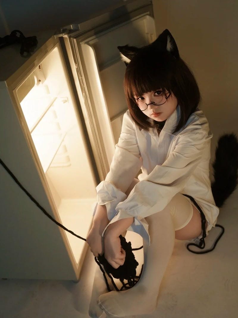 tone màu dịu nhẹ trong ảnh cosplay mèo