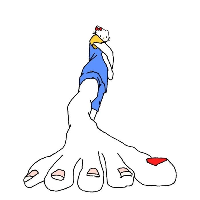 tông hài ngược đời meme hello kitty bựa