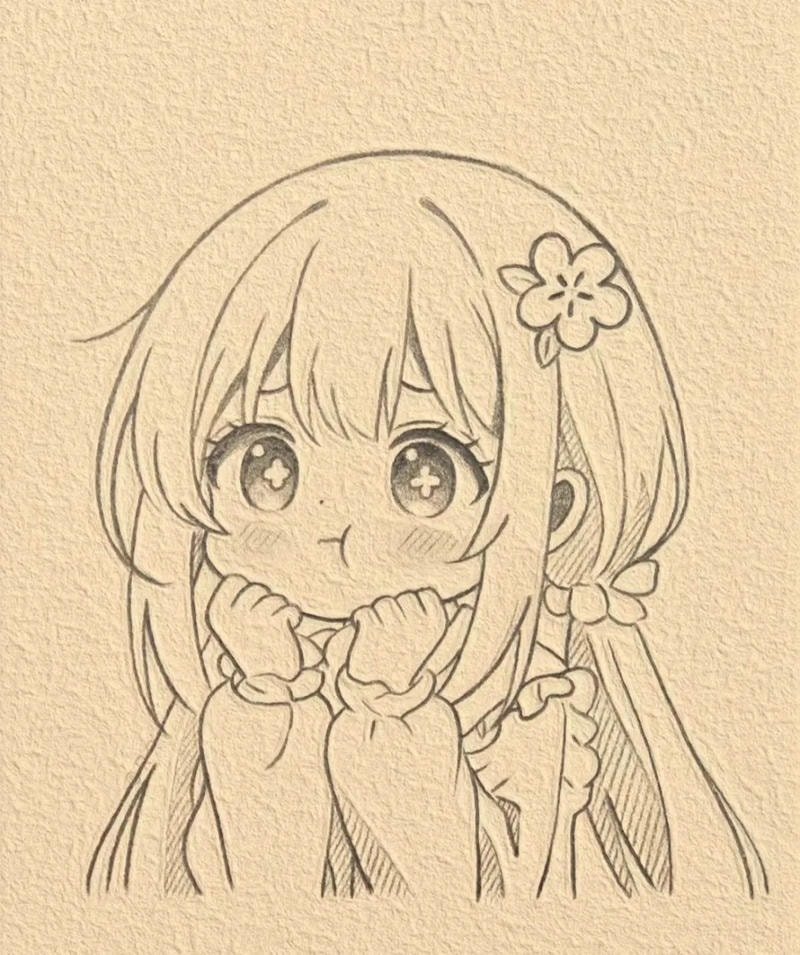 tranh anime đáng yêu