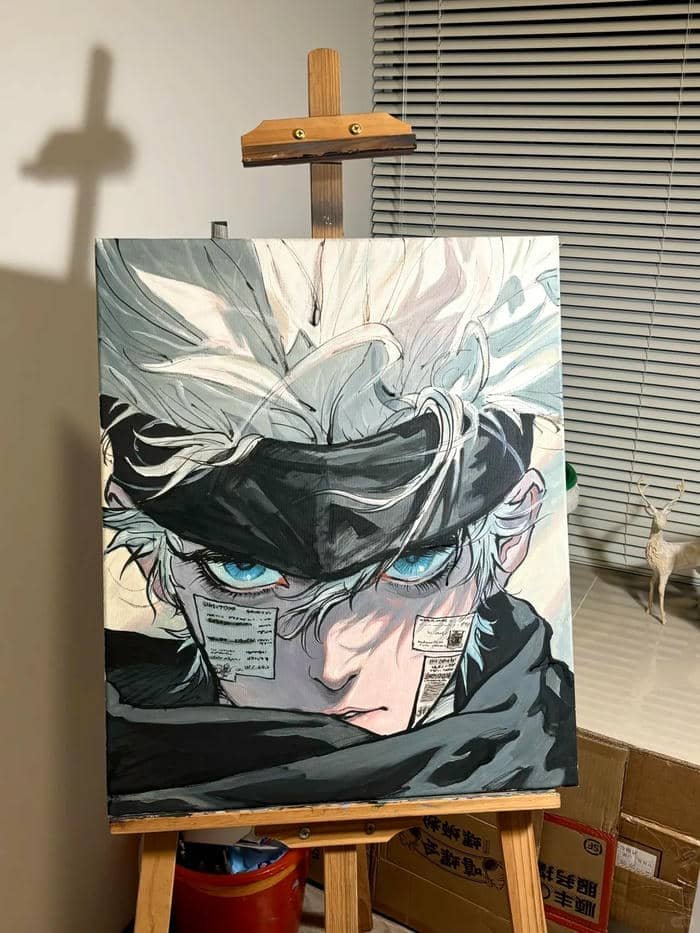 tranh anime nam dễ vẽ