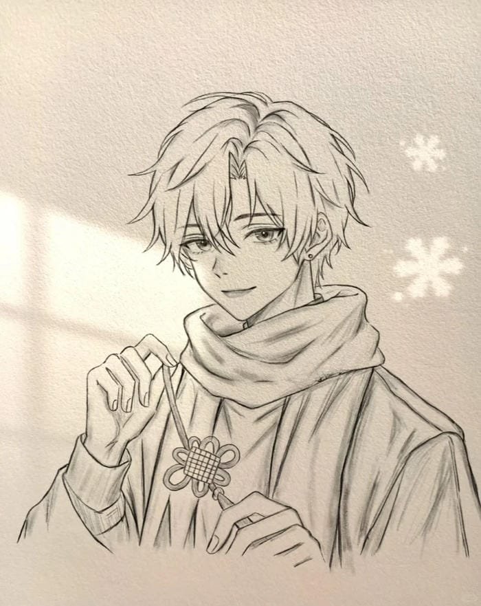 tranh anime nam hành động