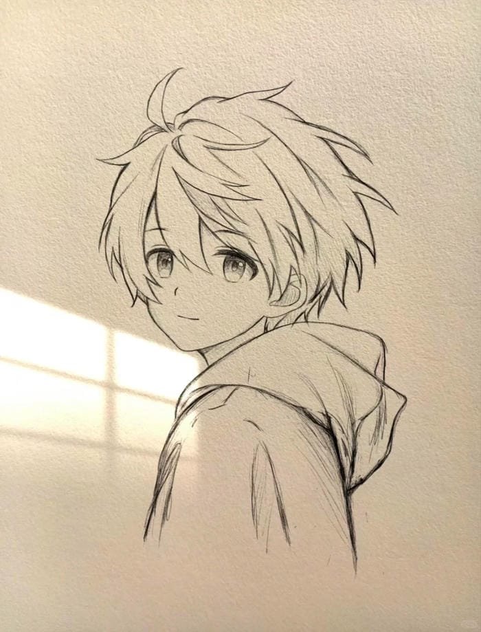 tranh anime nam lạnh lùng