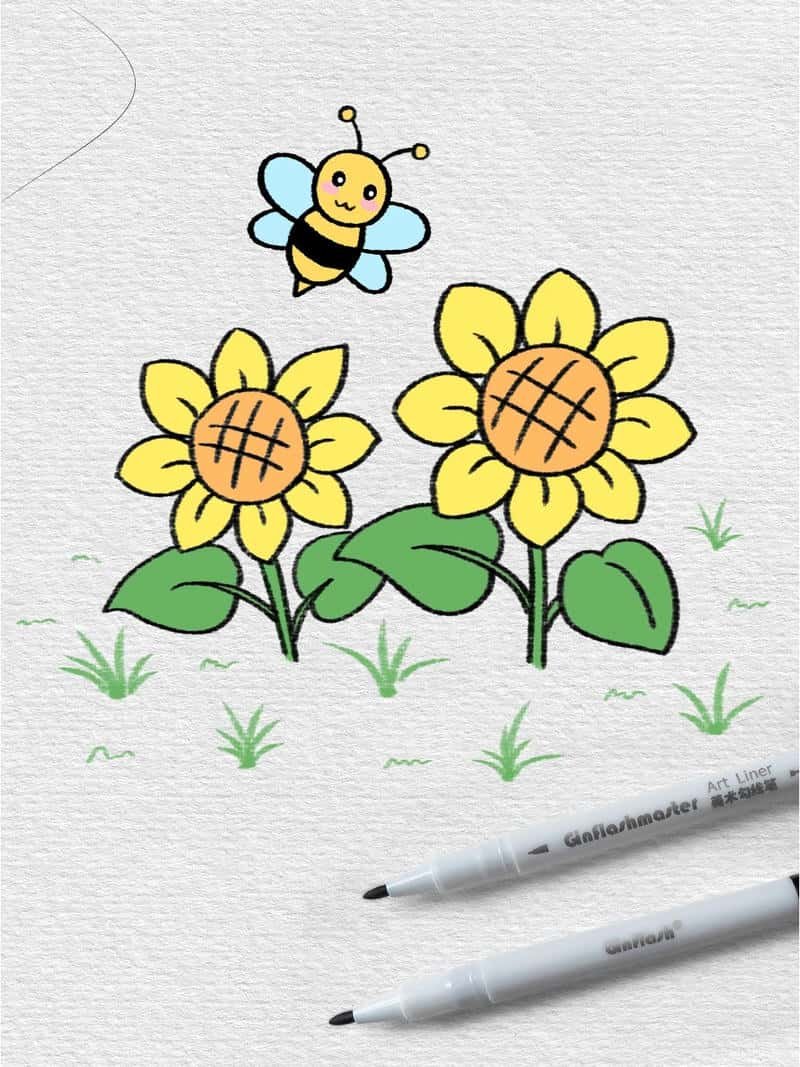 tranh hoa hướng dương nghệ thuật độc đáo