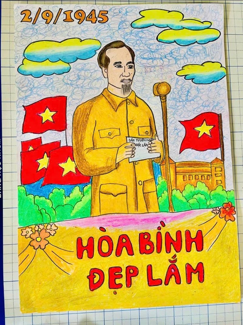 tranh ngày quốc khánh tinh tế