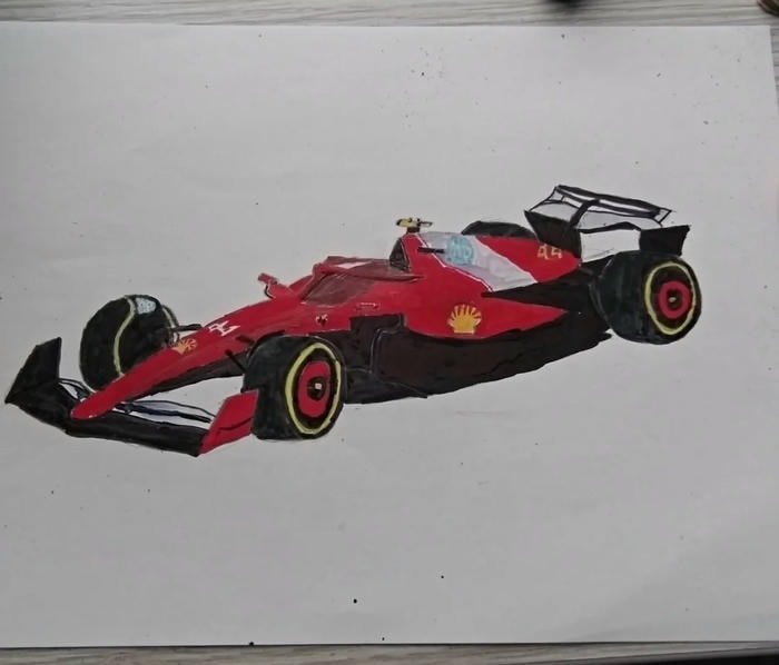 tranh ô tô phòng bé trai đam mê