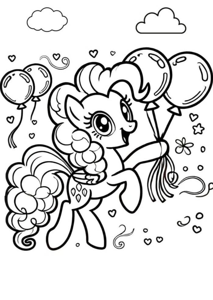 tranh tô chú ngựa với biểu cảm vui vẻ