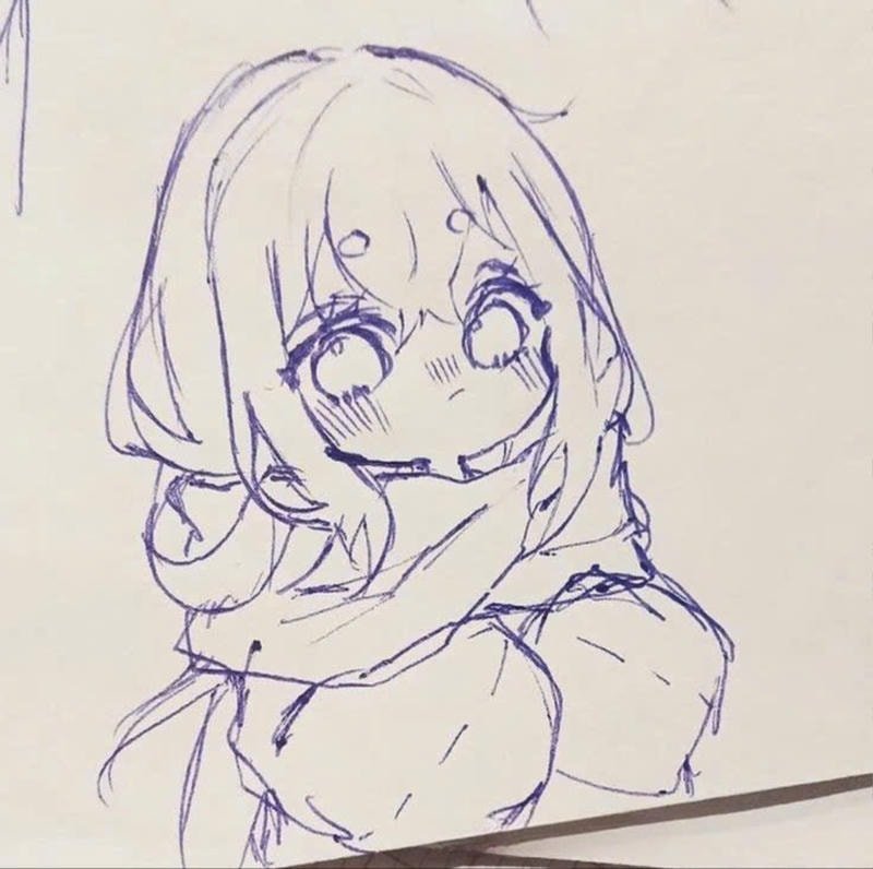 tranh vẽ anime chibi