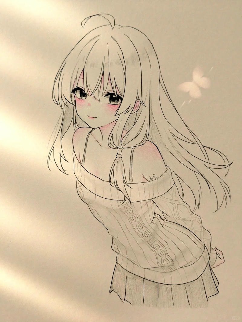 tranh vẽ anime cổ trang