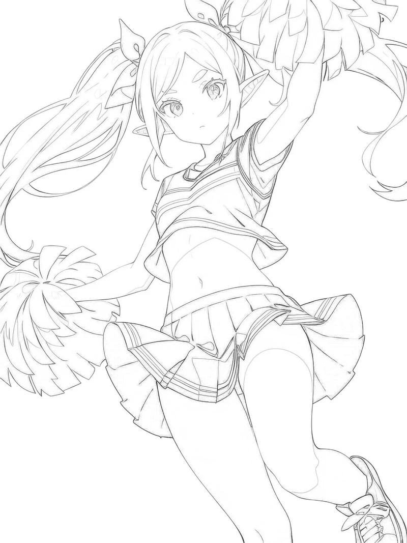 tranh vẽ anime đôi