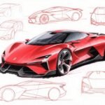 tranh vẽ ô tô dành cho bé trai