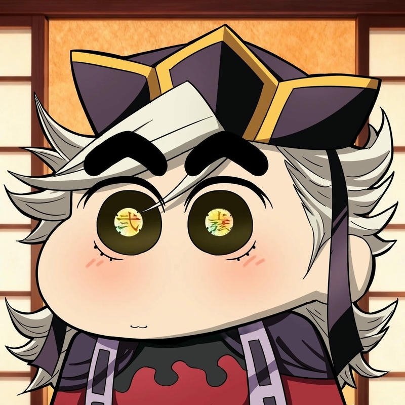 Ảnh Shin cậu bé bút chì cosplay thanh gươm diệt quỷ