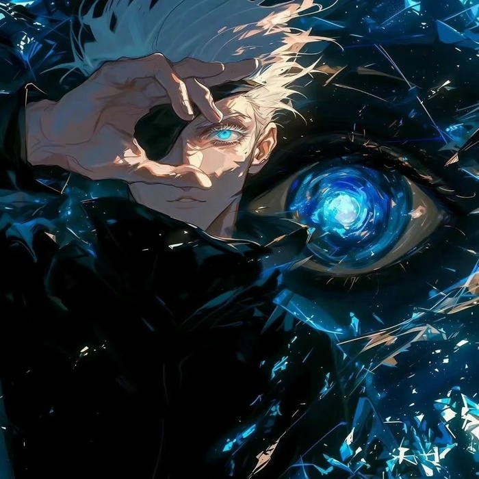 Ảnh đại diện Gojo mắt xanh biếc tuyệt đẹp huyền bí