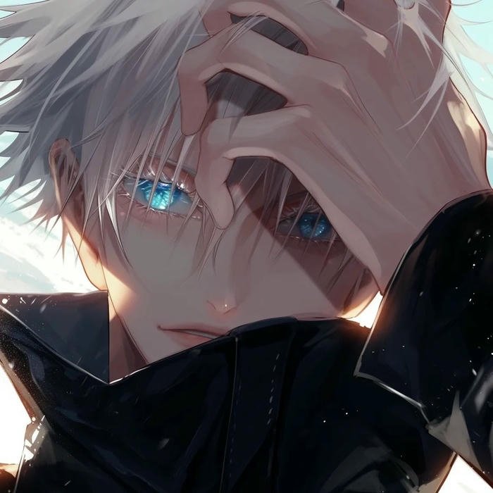 Ảnh đại diện Gojo tháo kính râm lộ vẻ đẹp trai