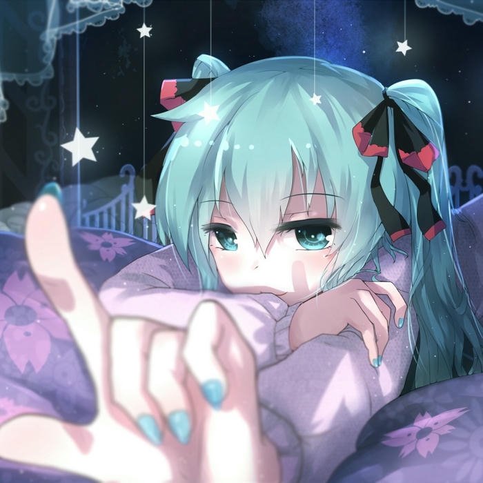 Ảnh đại diện anime nữ phong cách băng giá