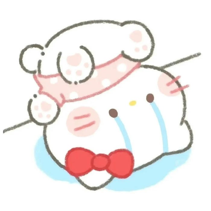 Ảnh hello kitty đáng yêu đang nằm ngủ ngon mơ đẹp