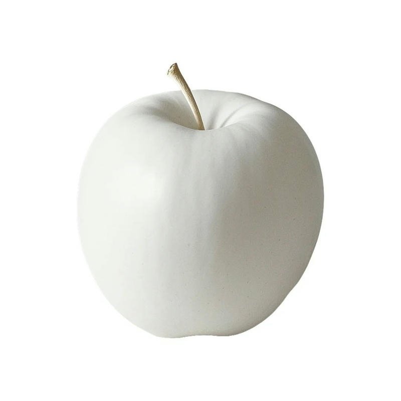 Ảnh quả táo màu trắng độc đáo trên nền trơn