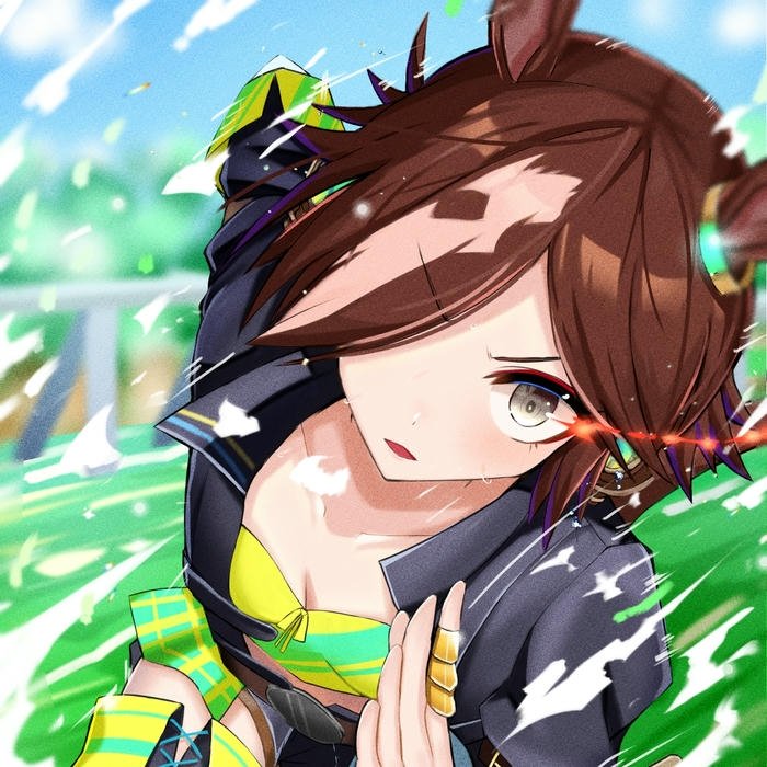 Anime avatar cô gái nâu tóc ngắn đáng yêu