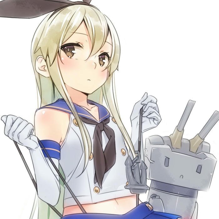 Anime avatar nữ mặc giáp robot hiện đại