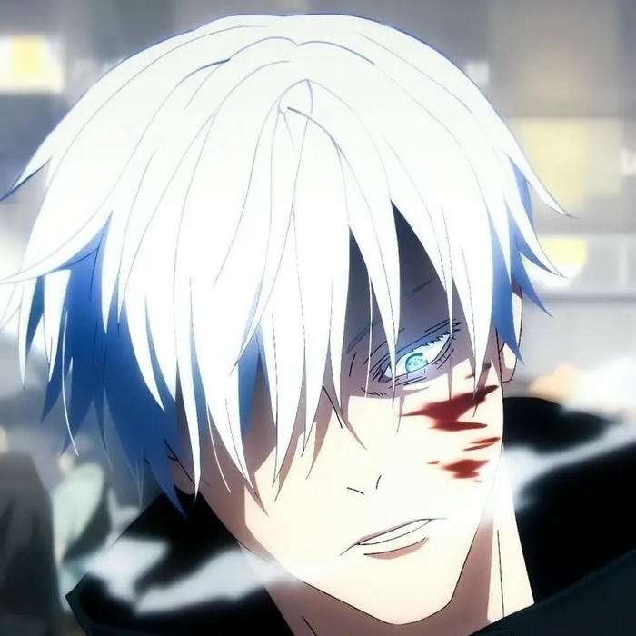 Avatar Gojo chiến đấu bị thương nhưng vẫn cười man dại