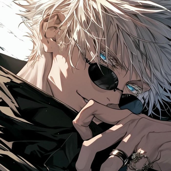 Avatar Gojo nhếch mép cười đầy ngạo nghễ và cuốn hút