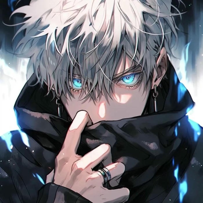 Avatar Gojo tháo bịt mắt lộ đôi mắt xanh hút hồn