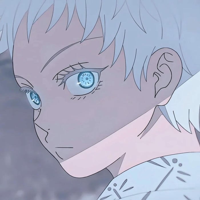 Avatar Gojo thời niên thiếu với đôi mắt to tròn đẹp