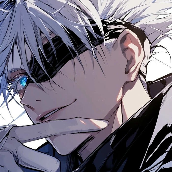 Avatar Gojo vén khăn bịt mắt để lộ Lục Nhãn đẹp