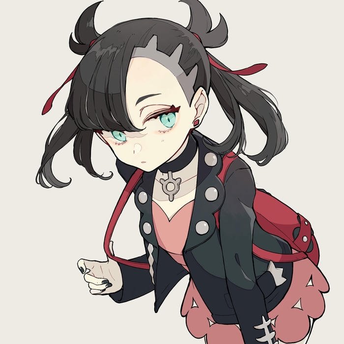 Avatar anime nữ tóc xanh mắt to long lanh